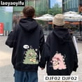 thumbnail image 4 of Sudadera con capucha de dinosaurio de dibujos animados para hombre y mujer, ropa de calle con personalidad, bonita, a la moda, combina con todo, Primavera, 4 of 5