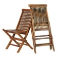 thumbnail image 2 of All Things Cedar Folding Chair Set with Green Cushions, 2 of 2