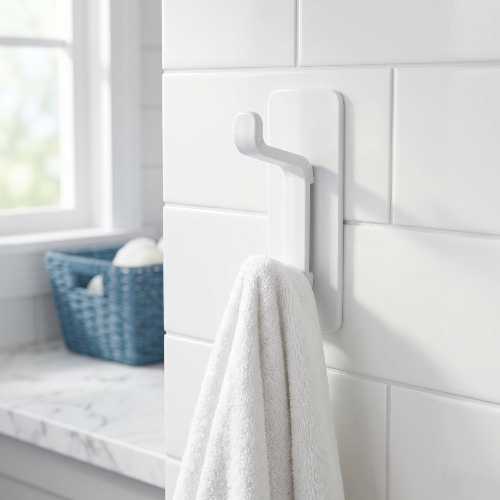 Unique Bargains 8Pcs Utility Hooks ABS Durable Wall Hooks White