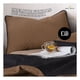 thumbnail image 3 of Edredón Ligero Real Textil + 2 Fundas de Almohada, Juego de Colcha King Size, Color Negro/Ocre, 3 of 7