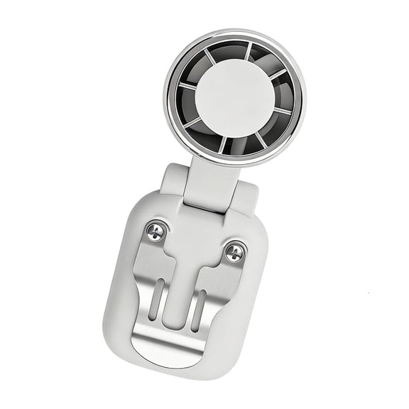 ZELVINN Hat Brim Fan with Clip Mount Cooling Compact Carry Design Handheld Flexibility Easy Travel Option During Walking