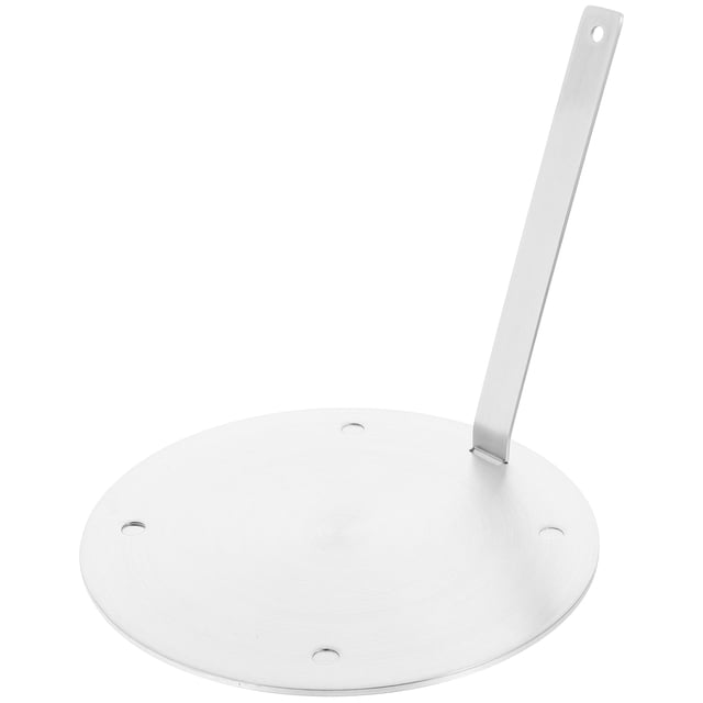 SHISUYAN Diffuseur de Chaleur de Cuisine en Acier Inoxydable avec Poignée pour Répartition Uniforme de la Chaleur sur Plaque de Cuisson en Verre 9,8 Pouces