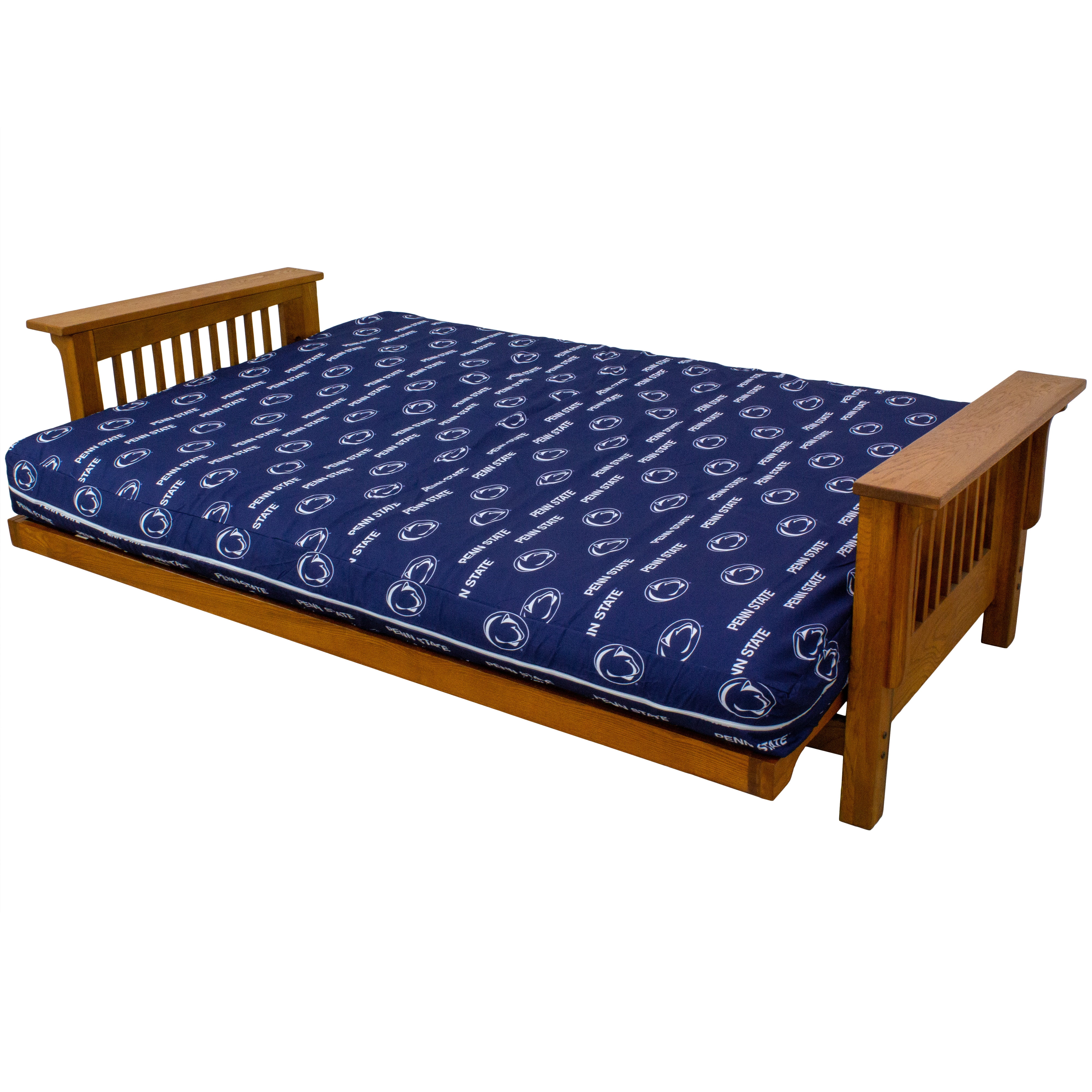 Penn State Nittany Lions Futon Cover - Full size fits 6 and 8 inch mats