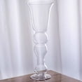thumbnail image 7 of Efavormart 20" Tall Curvy Trumpet Pilsner Glass Floral Vase - 4 Pcs, 7 of 7