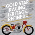thumbnail image 3 of CafePress - Gold Star Racing Heritage Refined Women's Baseball T Shirt - Womens Baseball Tee, 3 of 4