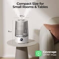 thumbnail image 2 of Homvana Humidifiers for Bedroom Home, 3.6 L Cool Mist Top-Fill 34H Super Long Time, Quiet 16dB, Baby Humidifier, Oil Diffuser Large, Plants, Nursery,, 2 of 8