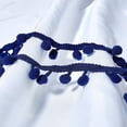 thumbnail image 6 of 20 Yards Mini Pom Pom Trim (Blue) Ball Fringe Ribbon Sew on DIY Craft Sewing Accessory for Home Curtain Clothes Pillow Decoration, 6 of 9