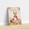 thumbnail image 3 of Happy Thanksgiving Basenji with Turkey Pumpkins Autumn Vibes Vertical Matte Canvas Poster African Barkless Dog Lover Wall Art Home Decor - 12018, 3 of 5