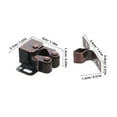 thumbnail image 2 of OUNONA 12Jgo Pestillo Compacto Para Puertas De Gabinete Con Doble Rodillo Y Silencioso, 2 of 6