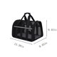thumbnail image 3 of Xihbxyly Transportín para Perros y Gatos, Bolsa Blanda para Mascotas, Correa de Hombro Ajustable, Diseño de Malla Cómodo, Solución de Viaje Portátil, Adecuado para Mascotas Pequeñas y Medianas, Tamañ, 3 of 6
