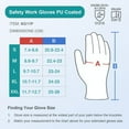 thumbnail image 6 of KAYGO Safety Work Gloves, 12 Pairs, PU Coated Seamless Knit Gloves for Men and Women (S, Green), 6 of 6