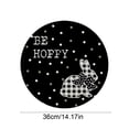 thumbnail image 3 of Weloille 36 Inch Round Linen Placemat, Easter Table Decoration for Festive Dining, 3 of 6