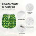 thumbnail image 6 of Lsque Tennis Balls Printed Women's Running Shorts with Liner Pockets,Elastic Quick Dry Workout Athletic Gym Yoga Shorts,Womens High Waist Shorts-Medium, 6 of 9