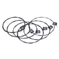 thumbnail image 2 of Labymos Orphee NX35-C Nylon Classical Guitar Strings 6pcs Full Set Replacement (.028-.045) Nylon Core Color Steel Plated Hard Tension, 2 of 8