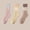 Combination one: elegant pink + goose yellow + khaki, variant on Monebena 3 Pairs Fuzzy Socks Womens Cozy Soft Socks Fluffy Cute Winter Warm Slipper Floor Socks Thicken Coral Velvet Christmas Stocking M01