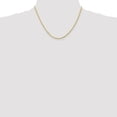thumbnail image 2 of Diamond2Deal 10K Yellow Gold 2.25mm Diamond-Cut Rope Chain Necklace for Women 18", 2 of 6