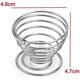 thumbnail image 4 of 6 Pcs Stainless Steel Wire Egg Cups Holder Tray Stand for Boiled Eggs Kitchen Organizing, 4 of 5