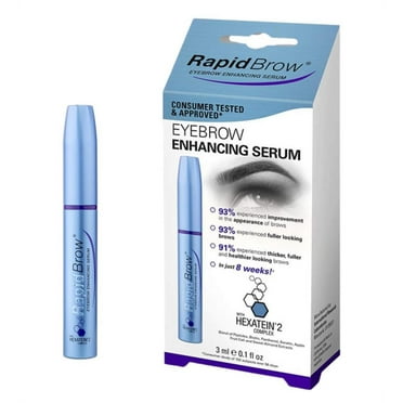 Authentic RapidBrow Eyebrow Enhancing Serum New Look 0.1 Ounce