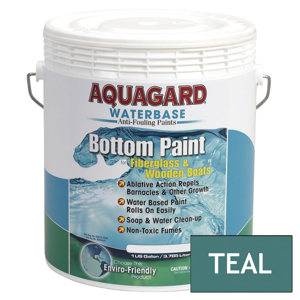 AQUAGARD WATERBASED BOTTOM PAINT GALLON TEAL