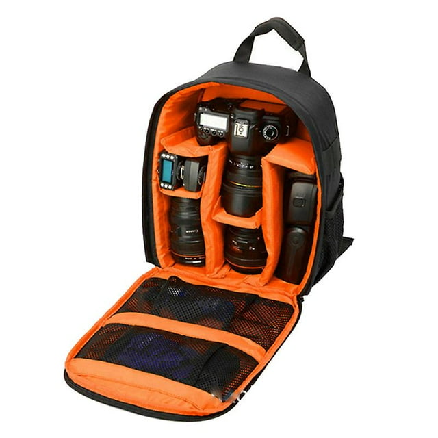 Waterproof Dslr Slr Camera Soft Case Bags Backpack Rucksack For Canon Nikon Sony