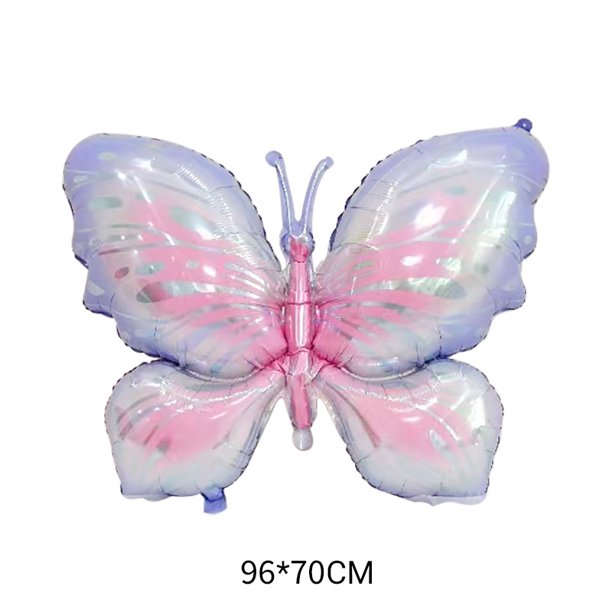 Globo grande con forma de mariposa, mini globo de película de aluminio con diseño de abeja, decoración de abejas, temática primaveral, diseño de insectos