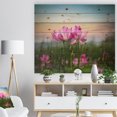 thumbnail image 3 of Design Art - Blooming Lotus Flowers at Sunset, 3 of 5