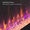 thumbnail image 6 of Innoflame 50" Smart Electric Fireplace, Alexa/WiFi Enabled, 16-Color 3D Multi-Row Flame, 1400W Fireplace Insert, Wall Fireplace Electric with Remote Control & App, Thermostat, 9H Timer, 6 of 9