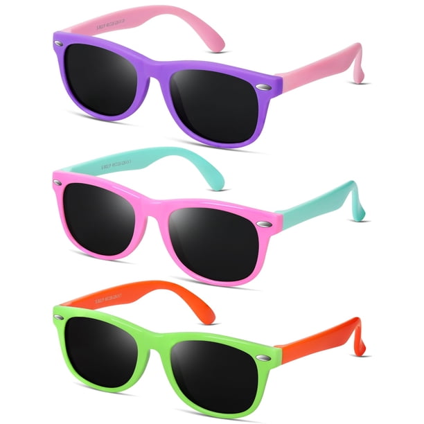 Gafas de sol BEALER Kids polarizadas con protección UV para niños de 3 a 9 años