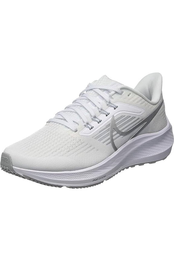 Air Zoom Pegasus 39 White Silver Women Running Shoe Sneaker DH4072-100 Size 8.5