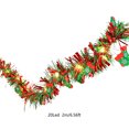 thumbnail image 3 of Qjidjing Christmas Hanging LED Garlands, 6.56Ft Glowing Ribbon for Christmas Home Window, Holiday Party Decor, 3 of 6