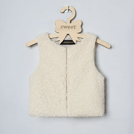 

Simplmasygenix Children s Day Gifts Kids Tops Clearance Toddler Baby Boys Girls Winter Villus Fleece Solid Coat Outwear Warm Waistcoat