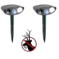 thumbnail image 1 of Ultrasonic Deer Repeller - Pack Of 2 - Solar Powered - Get Rid Of Deer In 48 Hours, 1 of 4