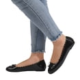 thumbnail image 3 of Sngxgn Women's Ballet Flat Dressy Casual Shoes Women Flats(Black,39), 3 of 7