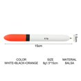 thumbnail image 2 of 1/4pcs 8g fishing float Pencil Float Balsa wood Predatory Fish Pike Float, 2 of 9