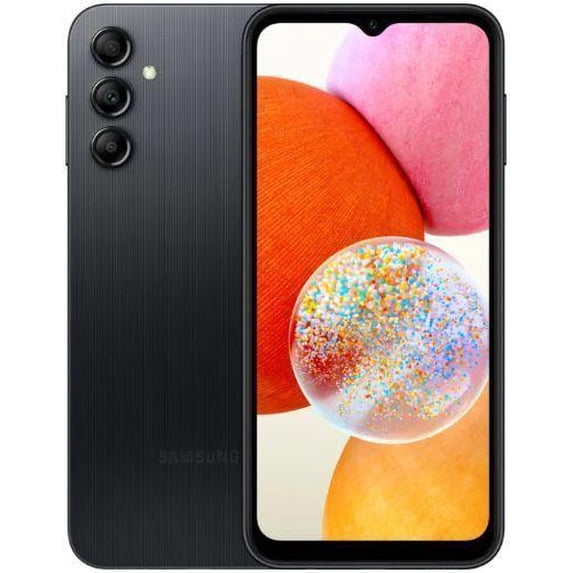 Pre-Owned Samsung Galaxy A14 5G Unlocked Android Smartphone 64GB, Octa-Core, Expandable Storage, Long Battery Life, Infinite Display Screen - Black - (Fair)