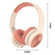 thumbnail image 3 of Auriculares para juegos, sonido envolvente, cancelación de ruido, Bluetooth, graves profundos, deportes/música/juegos, ranura para tarjeta, rosa, 3 of 8