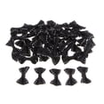 thumbnail image 3 of pitrice 50 Pieces Cute Satin BOW Ribbon Applique Embellishments Black, 3 of 8