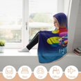 thumbnail image 6 of Inside Out Wearable Fleece Blanket Hoodie Cloak Hooded Blanket 40"x50", 6 of 7