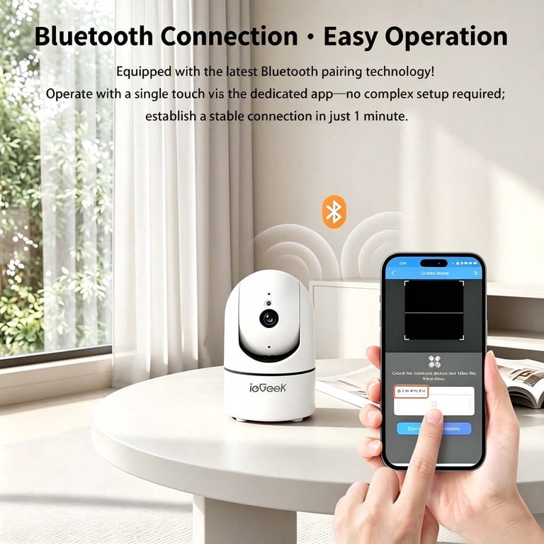 ieGeek 2.5K WiFi Pet Camera with 360° Pan & Tilt photo 8