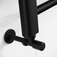 thumbnail image 4 of Angled Radiator Valves for Towel Warmers Black 15mm, 4 of 5