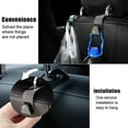 thumbnail image 2 of Soporte para servilletas, ganchos para el asiento delantero del coche, ganchos para el coche, perchas brillantes para el asiento del coche, paquete de 2, 2 of 5