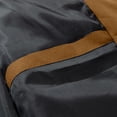 thumbnail image 6 of Sevevn Men Rain Jacket Attached Hood Regular Fit Waterproof Shell Fabric Full Zip Dual Chest Zip Pockets Side Pockets Cuffs Arm Patch For Hiking Wear, 6 of 9