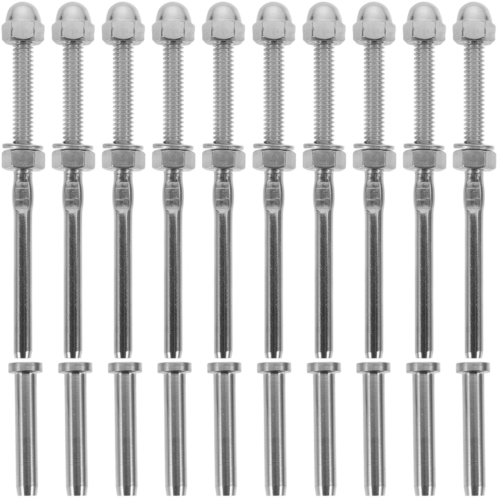 10 Sets Cable Railing Kit Railing Cable Tensioner Cable Railing System