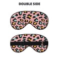 thumbnail image 2 of Cauagu Leopard Print Sleep Eye Mask, Blindfold Eye Sleep Shade Cover with Elastic Strap/Headband Eye Cover Eyeshade for Night Sleeping/Travel Nap, 2 of 7