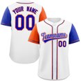 thumbnail image 1 of Custom Baseball Jersey Button Down Short Sleeve Shirts Personalized Printed Name Number for Adult/Youth Outdoor Freestyle LS, 1 of 1