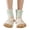 Green, variant on Pink Lazy Floor Mop Socks for Home Cleaning - Absorbent Microfiber Duster Slippers for Hardwood & Tile Floors
