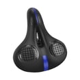 thumbnail image 2 of Asiento de Sillín de Bicicleta, Sillín de Bicicleta Acolchado de Silicona, Cómodo Asiento de Bicicleta Resistente a , Asiento de Bicicleta P , Negro y azul, 2 of 8
