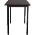 thumbnail image 3 of NPS SLT 3 Series 24x72" Metal Science Lab Table with Phenolic Top in Black, 3 of 3