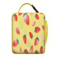 thumbnail image 6 of Small Insulated Lunch Bag with Handle, Lunch Box Tote for Women Men Keeps Food Hot/Cold Lunch Tote for Work Picnic Camping Strawberry, 6 of 6