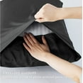 thumbnail image 2 of U by Bedsure Queen Cooling Pillow Cases - Rayon Derived from Bamboo, Black Set of 2,Pillow Covers with Envelope Closure, 2 of 4